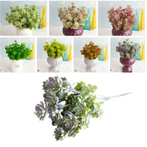 ZULAR Colorful Succulents Plants Artificial,Fake Small Plants,Fake Succulent Plant,Artificial Air Plants That Look Real,Faux Succulents Unpotted for Decorative Garden Arrangement Decor