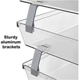 thumbnail image 5 of Acrimet Facility 3 Tier Letter Tray Side Load Plastic Desktop File Organizer (Clear Crystal Color), 5 of 9