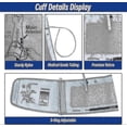 thumbnail image 5 of Cuff Compatible With Omron 9u201d-21u201d Inches (22-53cm) Xl Pressure Adult Arm Bp Replacement Cuff For Big Arm, Grey-good, 5 of 5