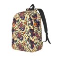 thumbnail image 1 of Easygdp Fashion Hippie Girl Mochila de Lona Resistente para Laptop, Compatible con Laptops de 15 a 17 pulgadas, Ideal para Escuela, Trabajo y Viajes-Small, 1 of 5
