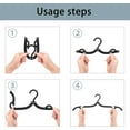 thumbnail image 5 of D-buy 20 Pcs Plastic Travel Hangers Foldable, Portable Folding Clothes Hangers for Traveling Collapsible Hangers, Travel Drying Rack Traveling Accessories Portable Hangers for Travel Essentials Women, 5 of 6