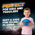 thumbnail image 5 of PlayBolt 6-Inch Mini Footballs – 5 Pack Multicolor Inflatable PVC Toy Footballs with Hand Pump for Kids & Toddlers – Indoor & Outdoor Party & Backyard Play, 5 of 8