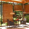 thumbnail image 1 of vidaXL 3 Piece Garden Dining Set Grey, 1 of 5