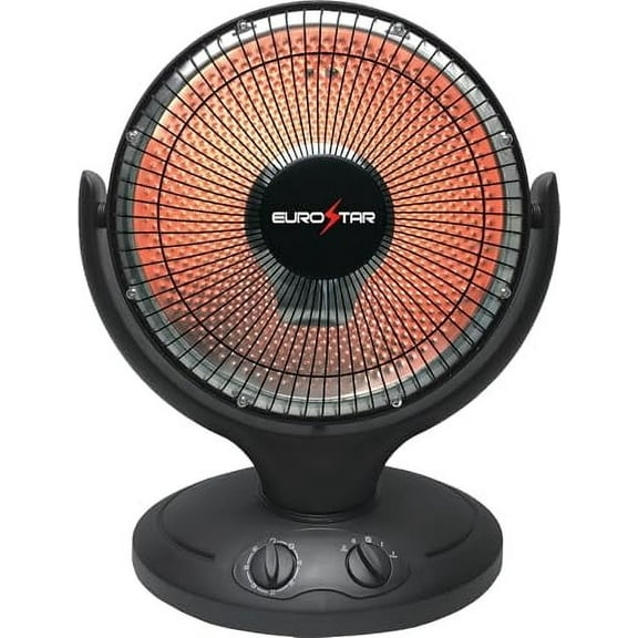 EUROSTAR PH998BK Infrared Oscillating Dish Heater