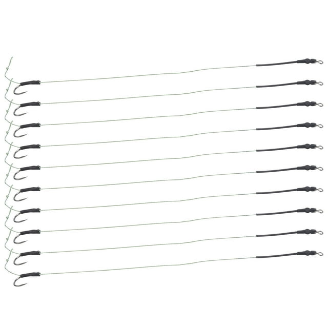Fishing Hook Rigs, Fishing Hair Rigs Strong 5 Set for Outdoor Fishing 11#,12#,13#,14#