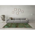 thumbnail image 3 of Ahgly Company Indoor Rectangle Patchwork Turquoise Blue Transitional Area Rugs, 7' x 9', 3 of 4