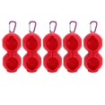 thumbnail image 2 of Porte-balle de Protection Portable, Usure Résistant Balle Silicone Double Boîtier Flexible Anti Chute pour Terrain de Jeu Jaune, Rouge, Noir, 2 of 8