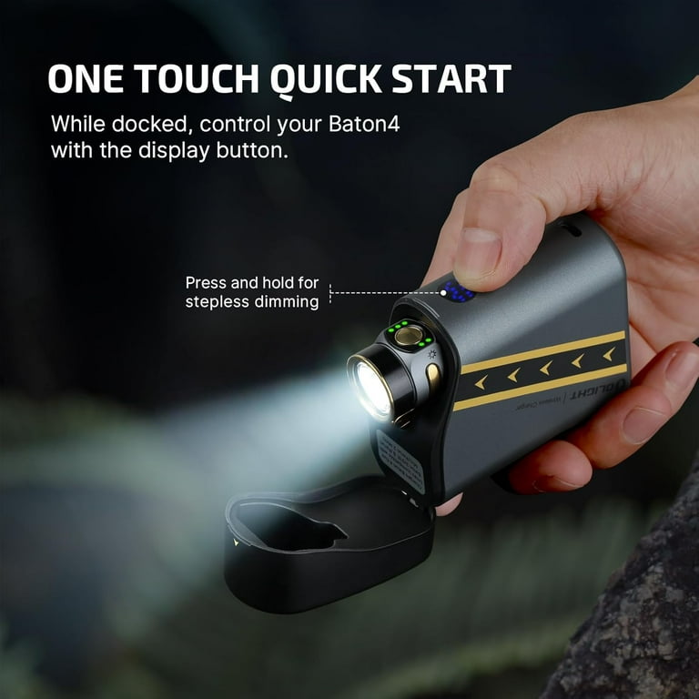 OLIGHT Baton 4 Premium Edition EDC Flashlight 1300 Lumens IPX8