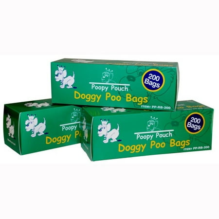 Doggie Pot Litter Bag Refills. 10 boxes of 200. 2,000 bags! - Case of