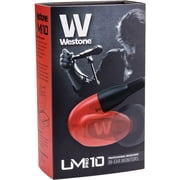 Westone UM Pro10 High Performance Single-Driver Universal In-Earphones with Replaceable Braided Cable, Red