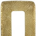 thumbnail image 4 of 27.5" x 20" x 1.75" Gold Coastal Style Cobbly Cosmetic  Mirror, 4 of 4