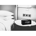 thumbnail image 4 of HANNLOMAX HX-144CR Radio despertador, radio PLL AM/FM, pantalla LED de 1,2", reloj digital con alarma dual, solo funcionamiento con CA. (LED negro_blanco), 4 of 5
