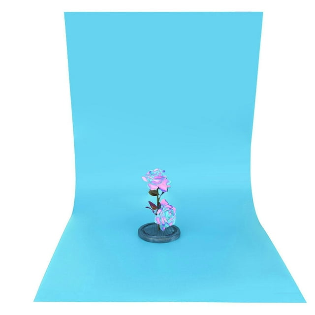 Frosted PVC Background Plate Photography Photograph Shooting Backdrop Board Accessory 120x60cmblue