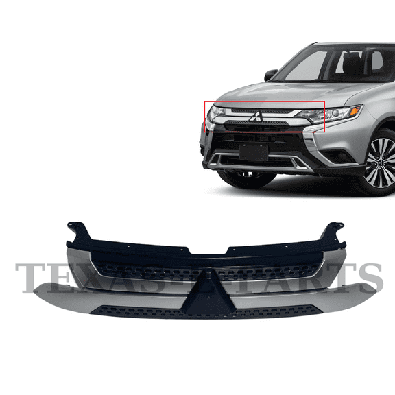 2019 2020 Compatible With Mitsubishi Outlander Grille Front Bumper Upper Grille