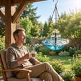thumbnail image 5 of Hanging Solar Bird Bath Fountain Outdoor Solar Hanging Bird Bath Fountain,attracts Hummingbirds,garden Decoration Decorative Garden Yard Patio Bird Bath Fountain, 5 of 8