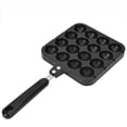 thumbnail image 4 of Takoyaki Grill Pan，Takoyaki Pan with Handle Takoyaki Grill Pan Non-Stick Takoyaki Grill Pan Plate Baking Pan Tray Octopus Pellets Mold Takoyaki Pan 16 Holes，4 Baking Needles, 4 of 6