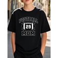 thumbnail image 1 of Boys Rugby Print Graphic T-Shirt - Breathable And Comfortable Short Sleeve Crew Neck T-Shirt for Boys 4-13 Years Old, 1 of 6