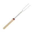 thumbnail image 2 of Oleegame 2PC Extendable Stainless Roasting Sticks 5 Pack 32" For S' Hot Dogs And Fire Brown, 2 of 9