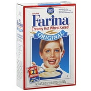 Farina Original Creamy Wheat Hot Cereal, 28 oz (Pack of 12)