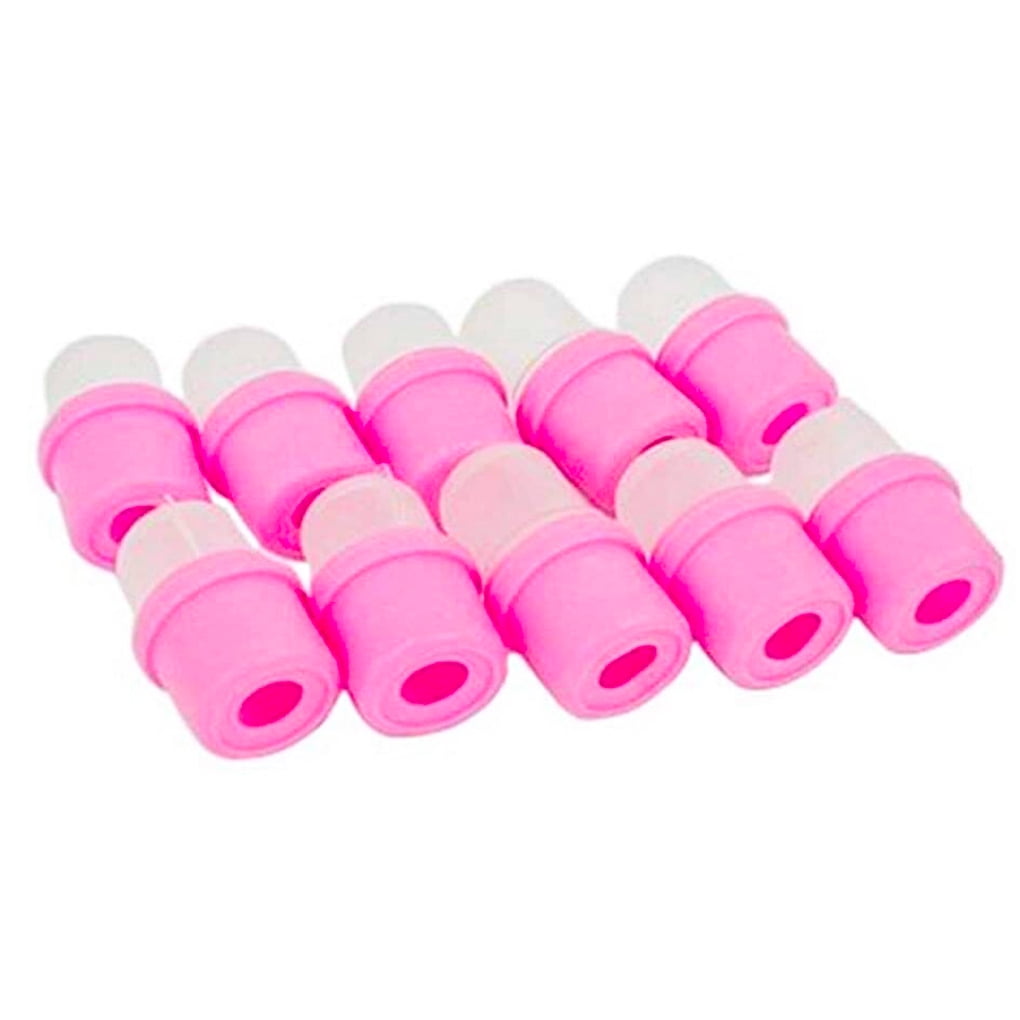 10pcs Nail Polish Remover Clips Plastic Reusable Art Soak Off Caps Nail Oil Removing Tool