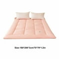thumbnail image 3 of SLYNSHome Liquidation Protège-Matelas Format Simple Dessus Coussin Respirant Surmatelas 70x79x1.2 Pouces Housse de Matelas - Rose, 3 of 8