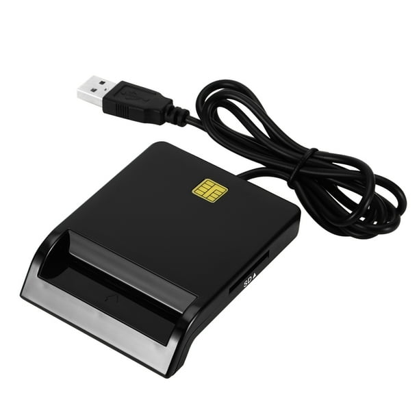 Lecteur de carte à puce Coiry USB 2.0 pour carte SIM DNIE ATM CAC IC pour  Windows Linux 