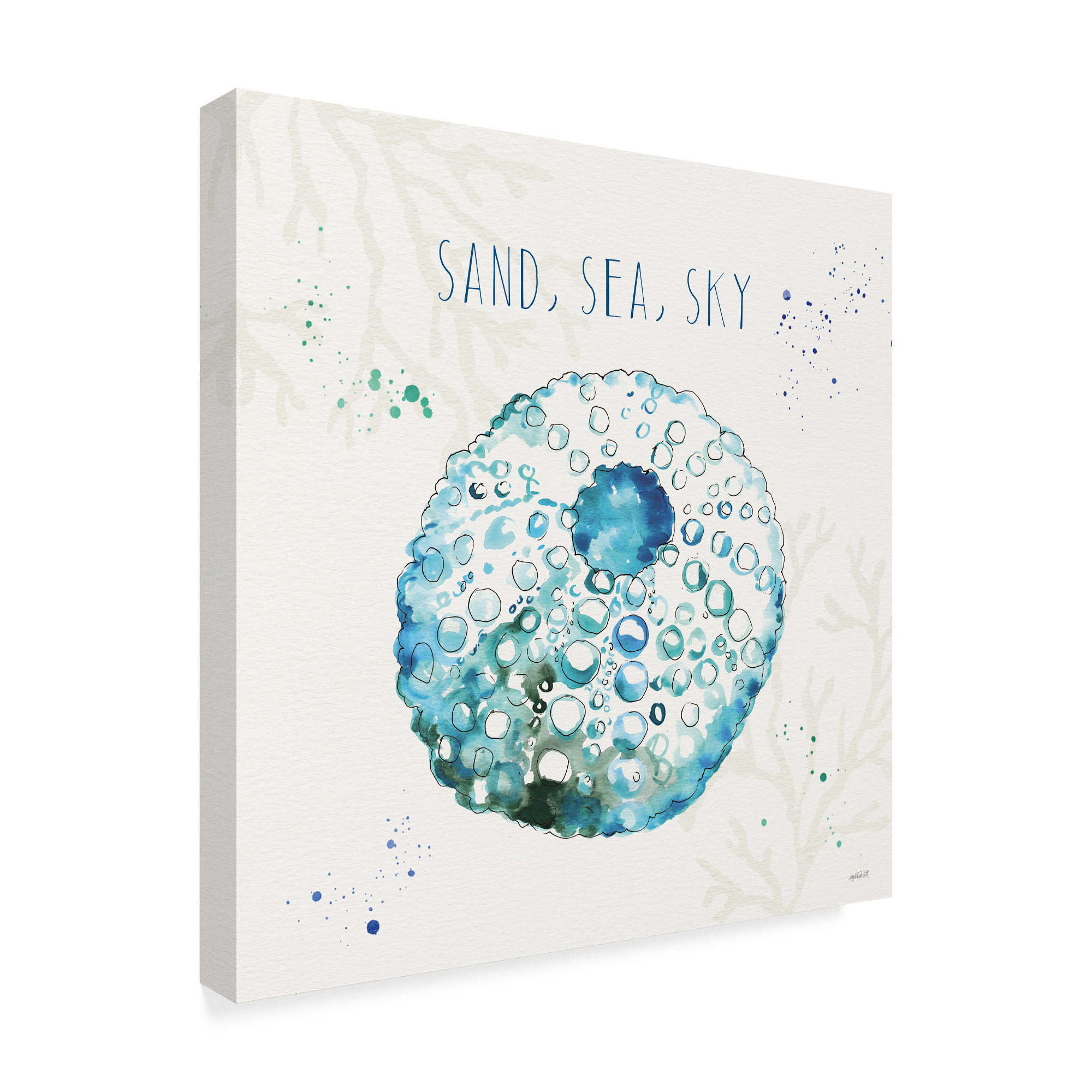 Trademark Fine Art 'Deep Sea VII' Canvas Art by Anne Tavoletti