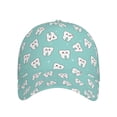thumbnail image 2 of Yiaed Cartoon Teeth1 Print Cap Adjustable Size for Running Workouts and Outdoor Activities All Seasons, 2 of 5