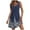 Navy, variant on TJAZFJPA Vacation Dresses Women Womens Summer Dresses Loose V Neck Sleeveless Swimsuit Coverup with Pockets Floral/Plain/Eyelet White Sun Dresses for Women Off the Shoulder Dress
