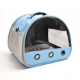 thumbnail image 1 of Portable Pet Carrier Bag With Transparent Window Outdoor Hang Bag for Rabbit Hamster Chinchilla Hedgehog, 1 of 9