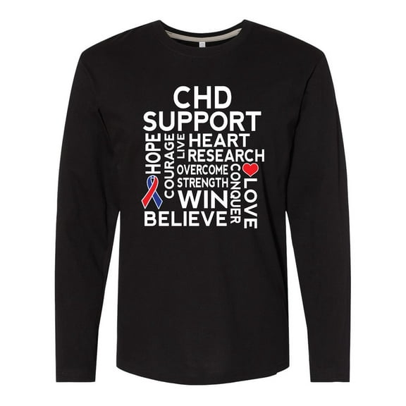 Inktastic CHD Awareness Month Long Sleeve T-Shirt
