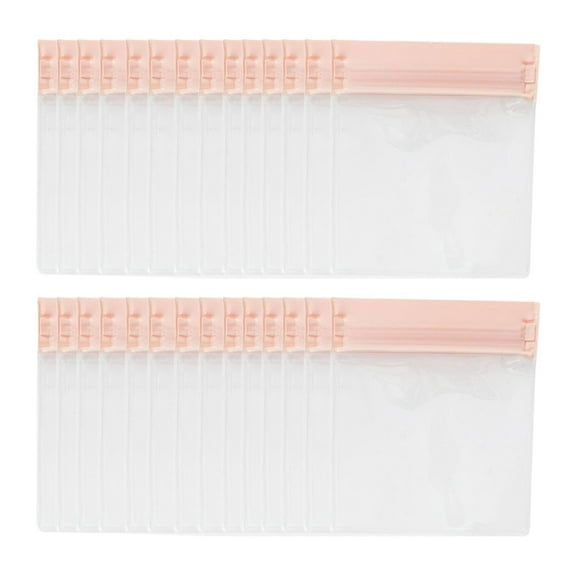 FVDPWYE 30 Pieces Jewelry Bags Tarnish Prevention Reclosable Transparent Lock Bags Small L