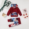 thumbnail image 2 of Gerichy Toddler Baby Boy Clothes Fall Winter Outfit, Baby Boys Girls Tie-Dye Hooded Sweatshirt Pants Outfits Set, 2 of 4