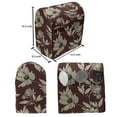 thumbnail image 4 of Floral Stand Mixer Cover, Vintage Poppy Blooms and Peony Bouquets Classic Pattern Beauty Romantic, Kitchen Appliance Organizer Bag Cover with Pockets, 5 Quarts, Grey Yellow Burgundy, by Ambesonne, 4 of 4