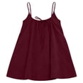 thumbnail image 6 of Backless Cami Dress for Women Sleeveless Beach Dress Flowy Loose Fit Spaghetti Strap Sundress with Back Tie Sexy Cocktail Mini Dress for Night Club 2026 Summer Beach Vacation Outfits, 6 of 8