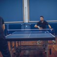 thumbnail image 3 of Housse de Table de Tennis de Table : Tissu Oxford Housse de Protection pour Table de Ping-Pong, Imperméable, Coupe-Vent et Résistante aux UV (185*70*165cm), 3 of 7