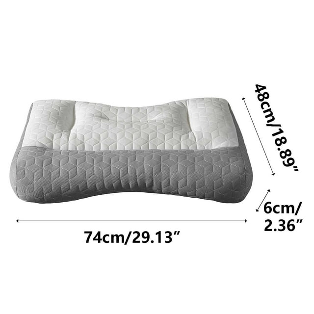 RKSTN Free Size Traction Pillow Core Used For Cervical Protection And Sleep Aid Soft And Non Collapsing Pillow Core Adult And Student Home Massage