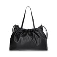 thumbnail image 2 of Ohmyroo Oversized Faux Leather Tote with Drawstring Closure, 2 of 5