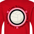 thumbnail image 4 of Inktastic I Love Volleyball Sports Long Sleeve Youth T-Shirt, 4 of 5