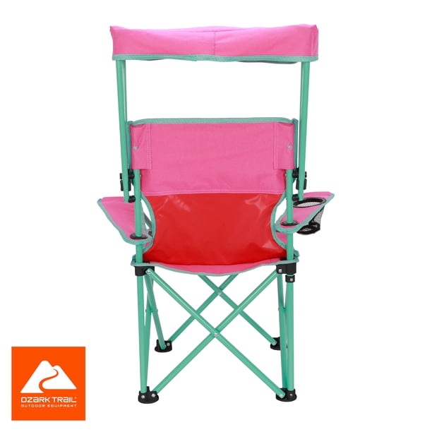 Ozark Trail Kids Canopy Chair with Safety Lock, 125 lb Capacity