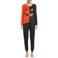 thumbnail image 2 of Secret Treasures Women's and Women's Plus Halloween Pajama Set, 2 of 5