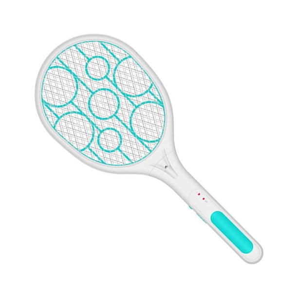 Billuyoard Matamosquitos de plástico ligero, raqueta portátil de mano, raqueta eléctrica recargable para insectos voladores, trampa para Decoración del hogar