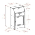 thumbnail image 3 of Winsome - Regalia Secretary Desk Walnut Finish, 3 of 9
