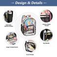 thumbnail image 5 of Ttyddzy Clear Backpack Heavy Duty PVC Transparent Backpack for College Workplace, Coral Reef Fairy Art, 5 of 8