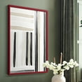 thumbnail image 5 of Neutral Lines I in Red Solid Wood 11 x 14 Framed Print, 5 of 6
