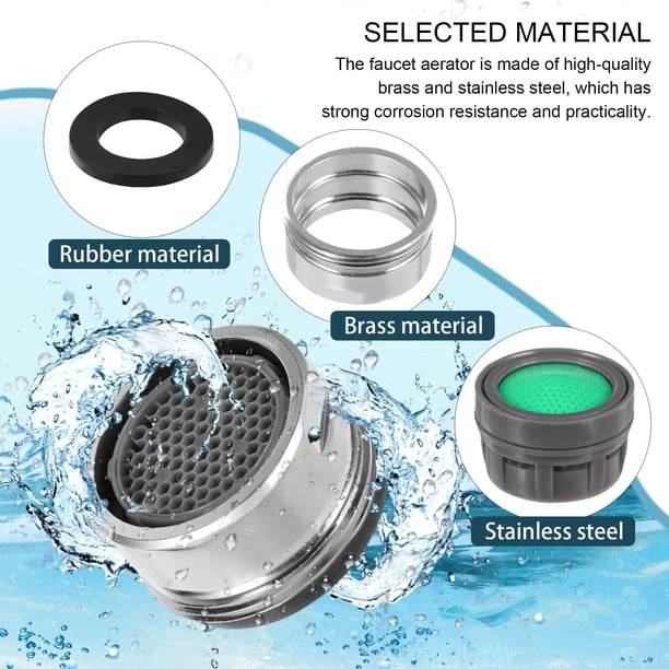 Bearachild Boquilla de filtro de grifo de ahorro de agua, ajuste Universal, reemplazo conveniente, seguro, 4 pack/lote Accesorios de baño 【20 mm】