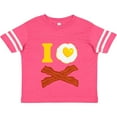 thumbnail image 3 of Inktastic I Love Bacon and Eggs Boys or Girls Toddler T-Shirt, 3 of 5