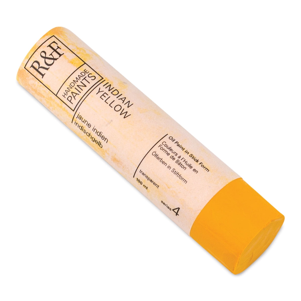 R&F Handmade Paints Pigment Stick, 100ml, Indian Yellow