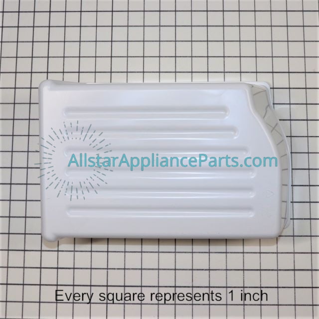 genuine frigidaire refrigerator ice maker cube bucket storage bin 240385201