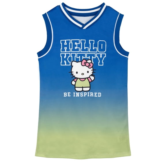 Hello Kitty Mesh Jersey Athletic Dress Toddler to Big Kid